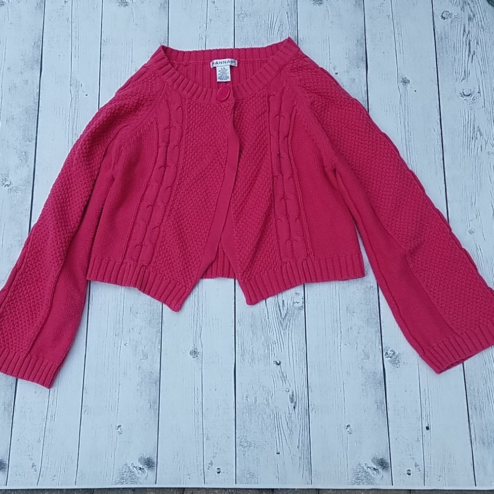 Hannah Women's Large Cable knit Cardigan
